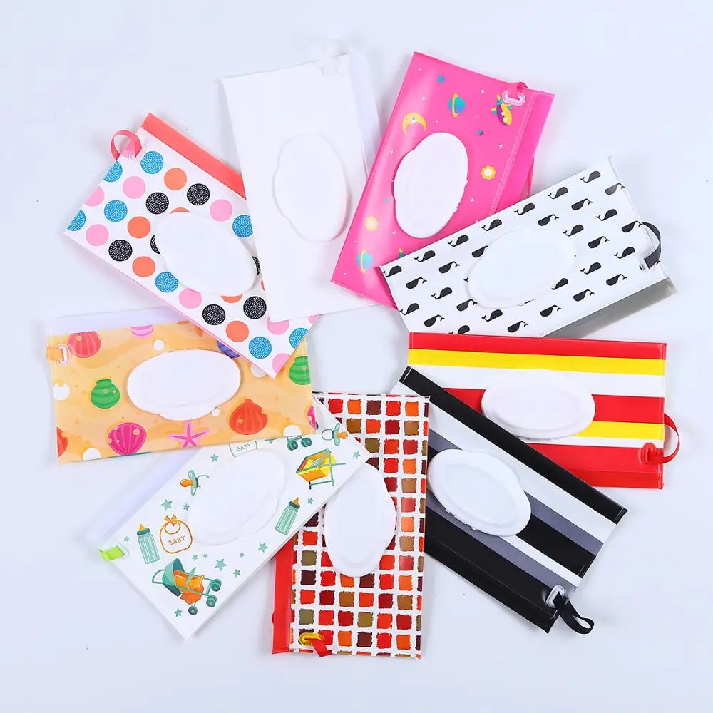 Детские влажные салфетки многоразовые контейнер модные детские для ухода за