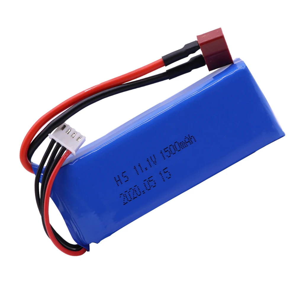 Литий полимерный аккумулятор 11 1 В 1500 мАч 3S T образный разъем для WLtoys V950 запасные