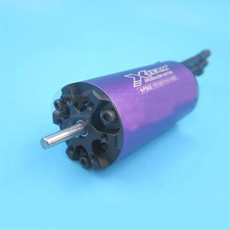 1 шт. Max 2500W 4-полюсный 3674 бесщеточный мотор KV1600 5 мм вала водяного охлаждения мотора
