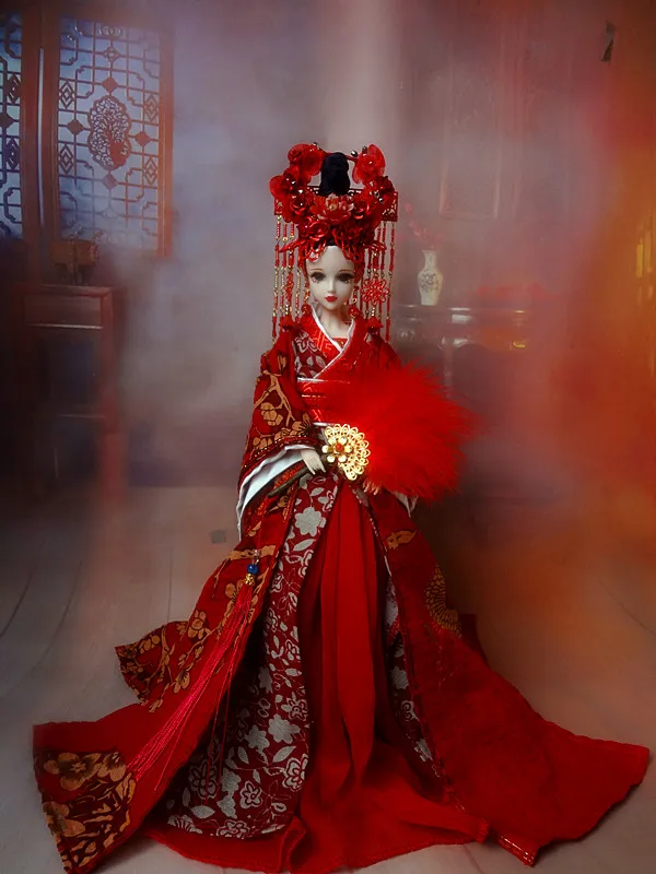 Коллекционные китайские куклы для девочек, как BJD кукла 12 шарнирное тело 1/6 восточные древние игрушки для принцессы подарки сувенир