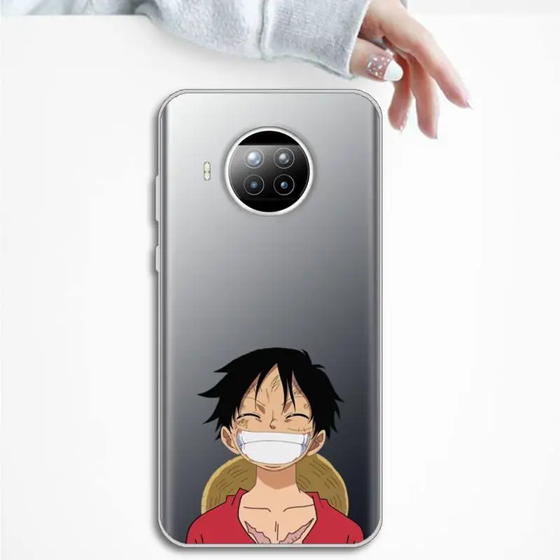 

one piece luffy Phone Case Transparent for Xiaomi mi Redmi note 10 t 8 9 pro lite 11 Samsung S 8 9 10 20 plus ultra
