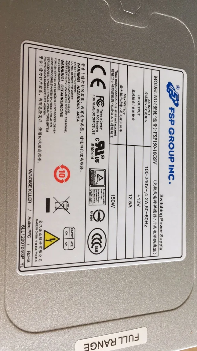 Для источника питания FSP ATX350-50HUA 1U оригинальный источник | Компьютеры и офис