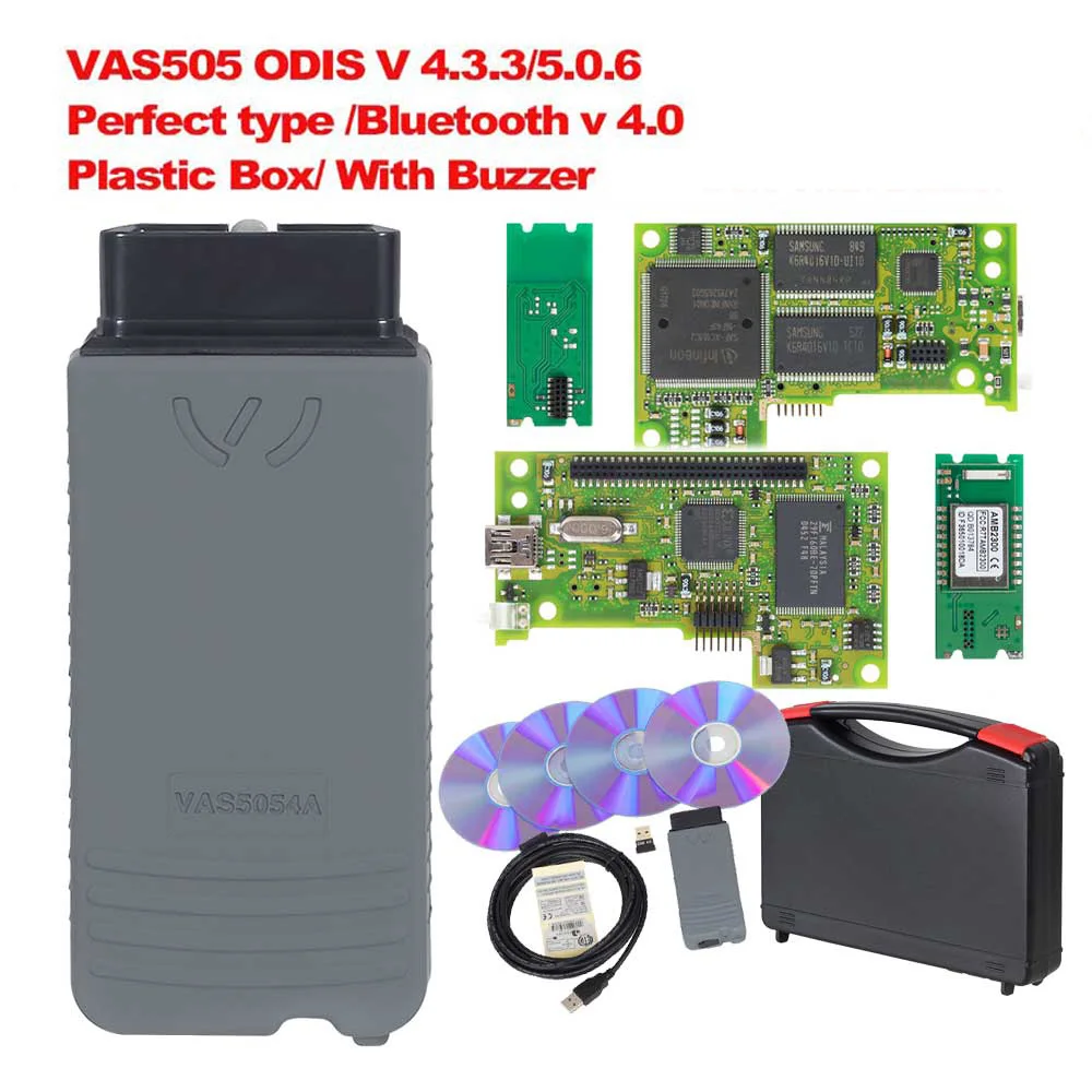 5054 perfect plastic 5054A ODIS V4.3.3 полный чип OKI V5.0.6 автоматический OBD2 диагностический инструмент 5054 Bluetooth V4.0 OBD2 сканер кода - Цвет: 5054 perfect plastic