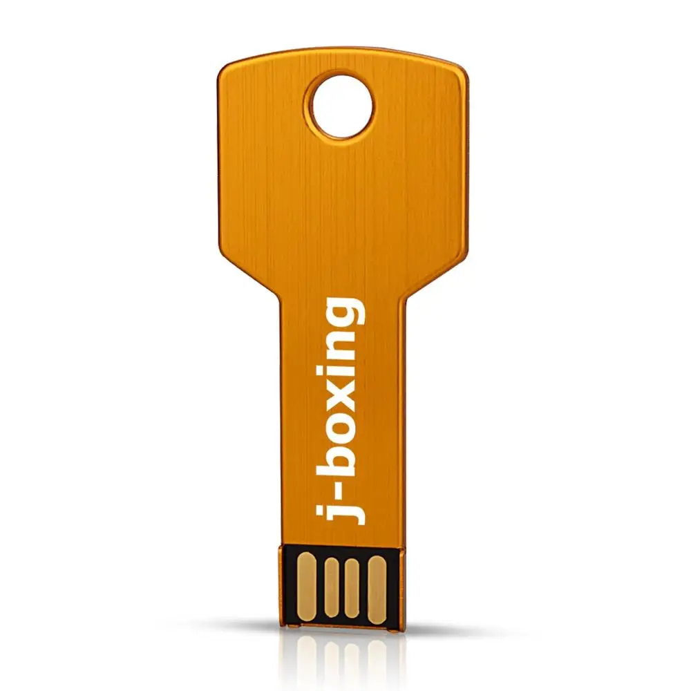 Металлический usb флеш накопитель J boxing карта памяти USB 32 ГБ 64 2 0 8 16 для компьютера