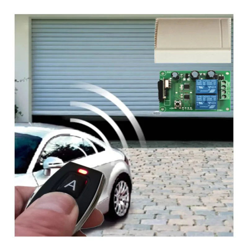 Беспроводной пульт дистанционного управления Переключатель 433 МГц DC12V RF релейный