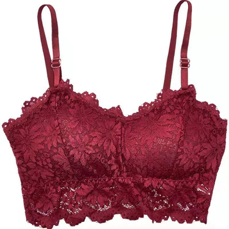 Женский кружевной бюстгальтер Sanderala сексуальное нижнее белье без косточек
