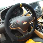 Кожаный замшевый чехол для руля для Chevrolet MALIBU XL CRUZE Monza sail Equinox