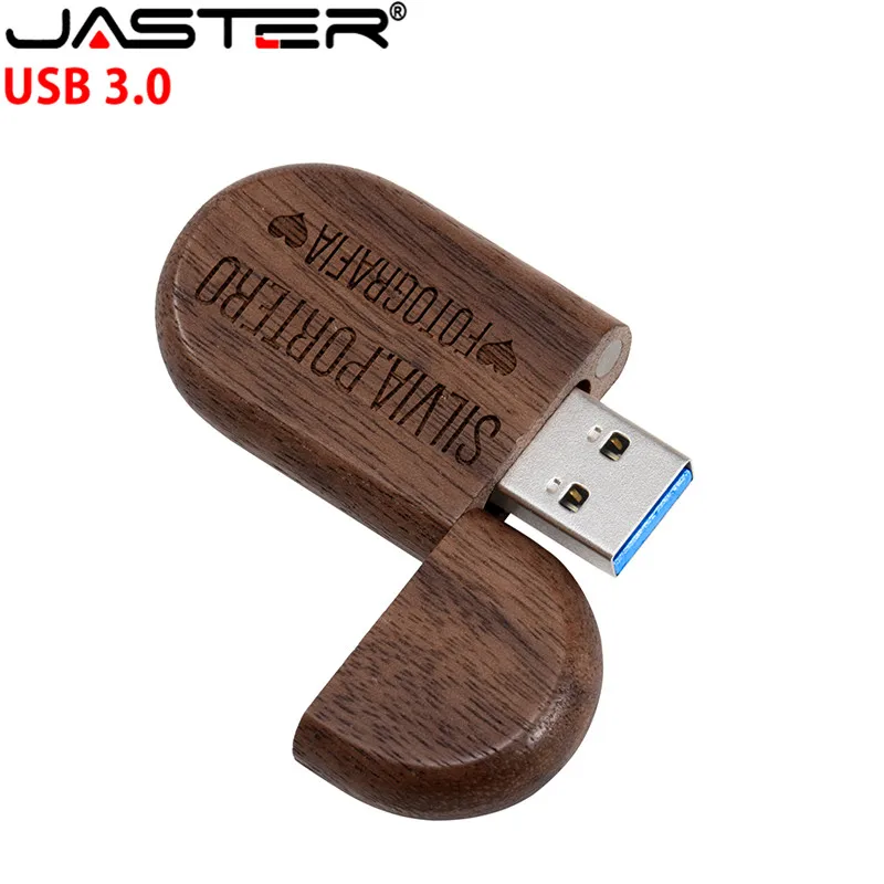 

JASTER LOGO maple Wood/Walnut wood pendrive 4gb 8gb 16gb 32gb usb3.0 usb Flash Drive gifts