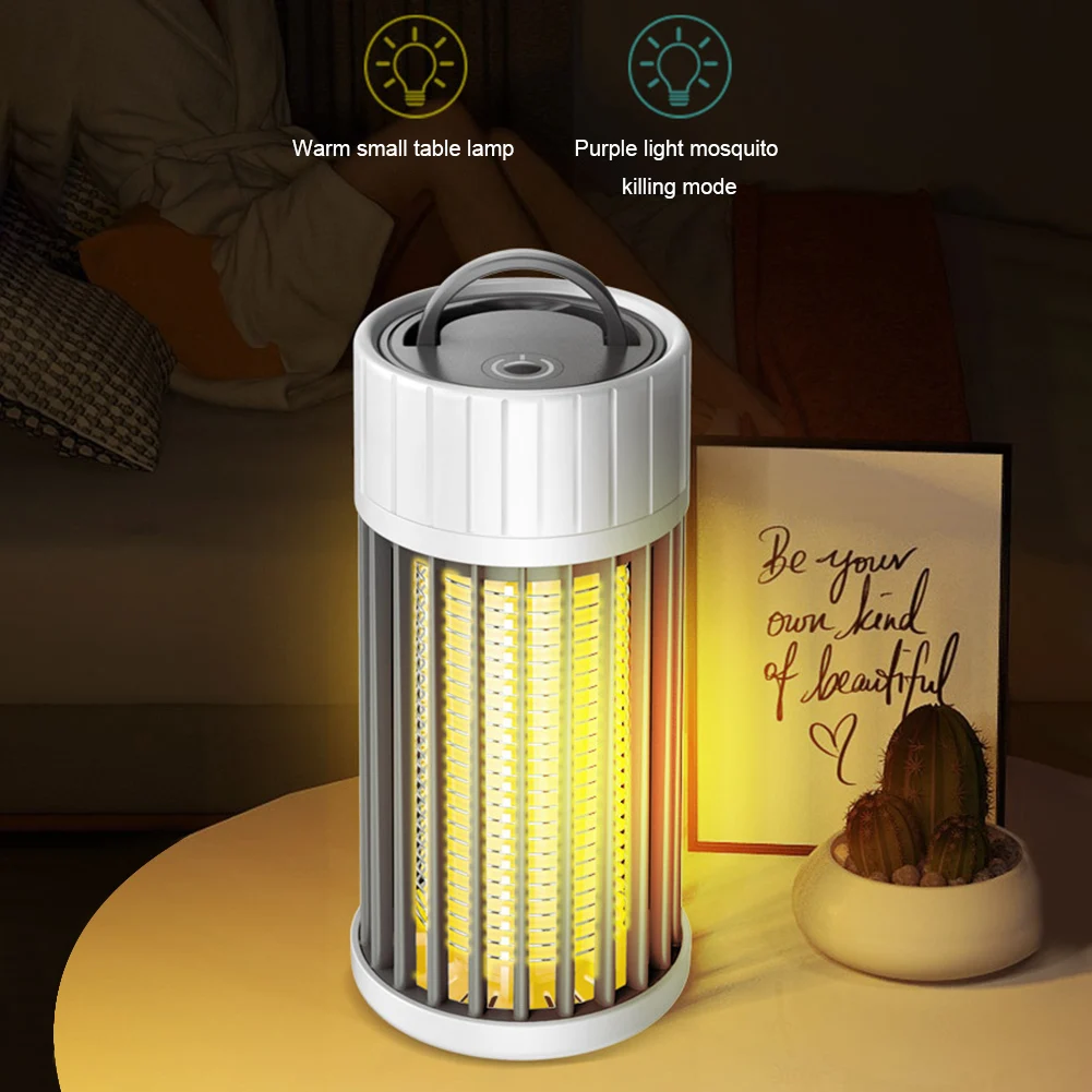 Лампа ловушка для насекомых лампа отпугивания электрическая уличная комаров с USB