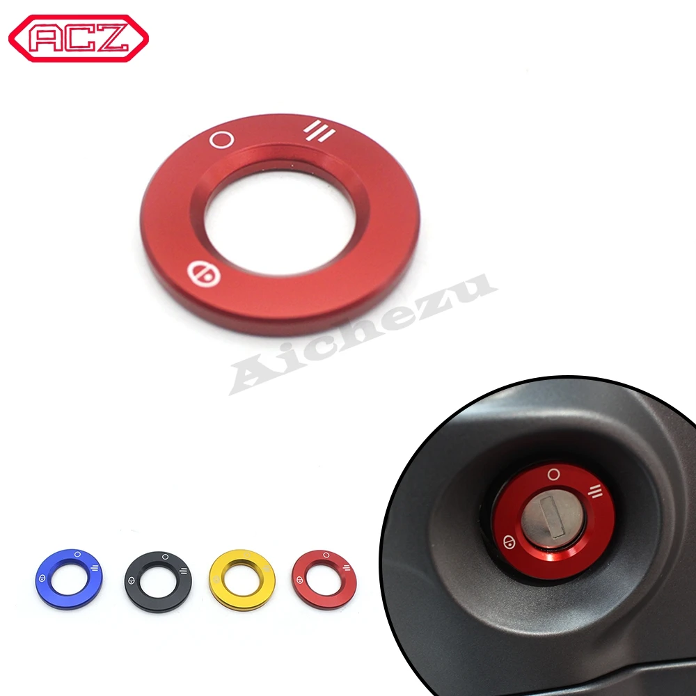 

Motorcycle Sport Steering Lock Trim Cover Case for Piaggio Vespa LX S ET4 GTS GTV 50 125 150 250 300 300ie