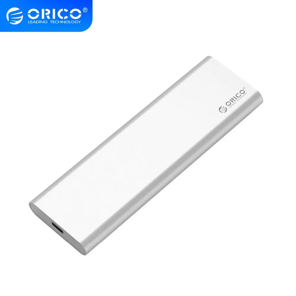 Алюминиевый корпус ORICO с двумя разъемами mSATA Type C SSD USB3.1 GEN2 поддержка 10 Гбит/с