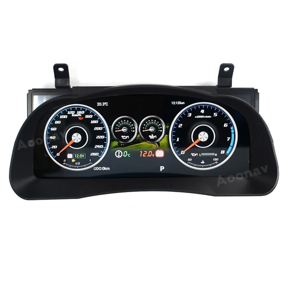 Система Android с ЖК-дисплеем 12 3 дюйма для приборной панели автомобиля GPS-навигатор