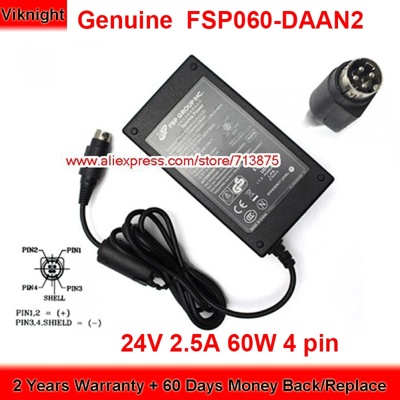 Натуральная FSP FSP060 DAAN2 24V 2.5A адаптер переменного тока для H00000901 HU10142 16137