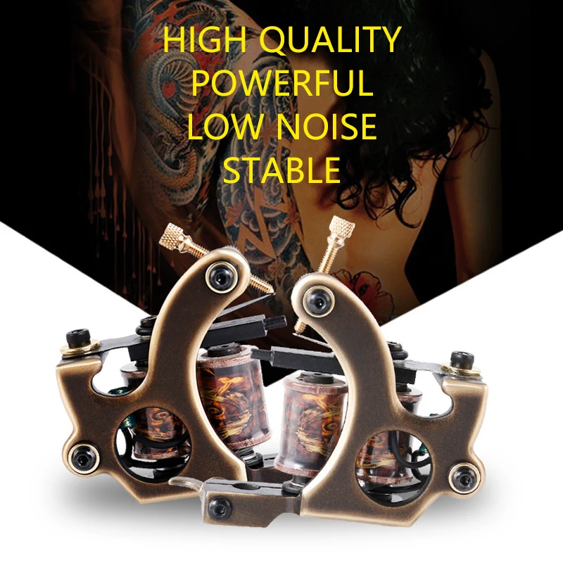 10 катушек для обертывания тату машина ручная работа полностью проволочная резка