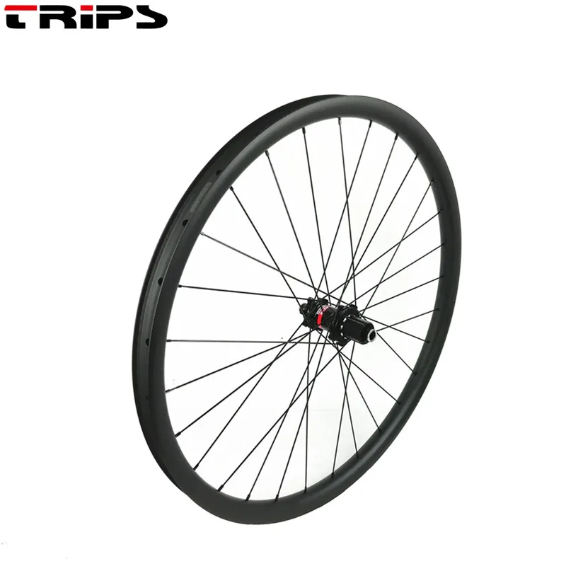 29er XC boost MTB карбоновая колесная 27 мм Ширина бескамерная горная велосипедная карбоновая обод колеса novatec ABG анти-укус Freehub