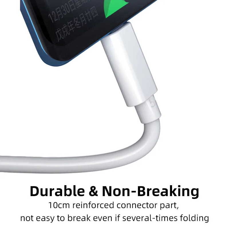 5A USB-кабель Type C для Huawei P30 Mate 30 Pro с быстрой зарядкой 3.0 Cables Fast Charging Xiaomi 9 USB-C Charger Wire on.
