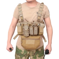 military army tactical vest airsoft combat chest rig molle magazine pouches carrier outdoor hunting vest paintball equipment