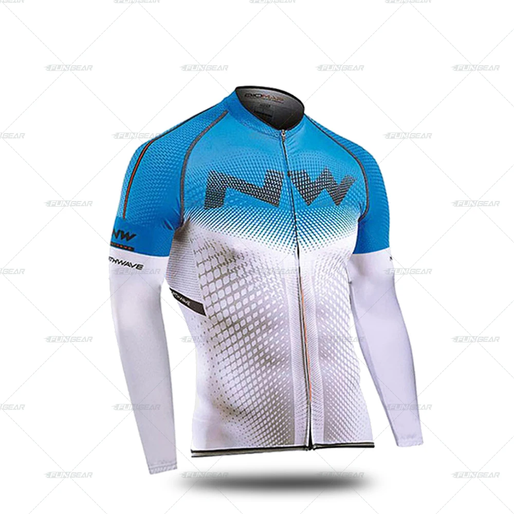JERSEYS Комплект из Джерси с длинным рукавом для велоспорта, одежда для велоспорта, Зимняя Теплая Флисовая Куртка для триатлона Pro Team, Мужская одежда для верховой езды, MTB, верхняя одежда - Цвет: JERSEYS