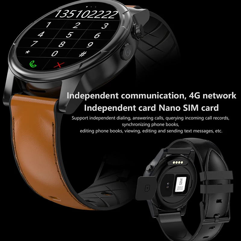 Смарт-часы с GPS 3 + 32 ГБ 2 МП IP67 4G камера запись видео 2020 | Электроника
