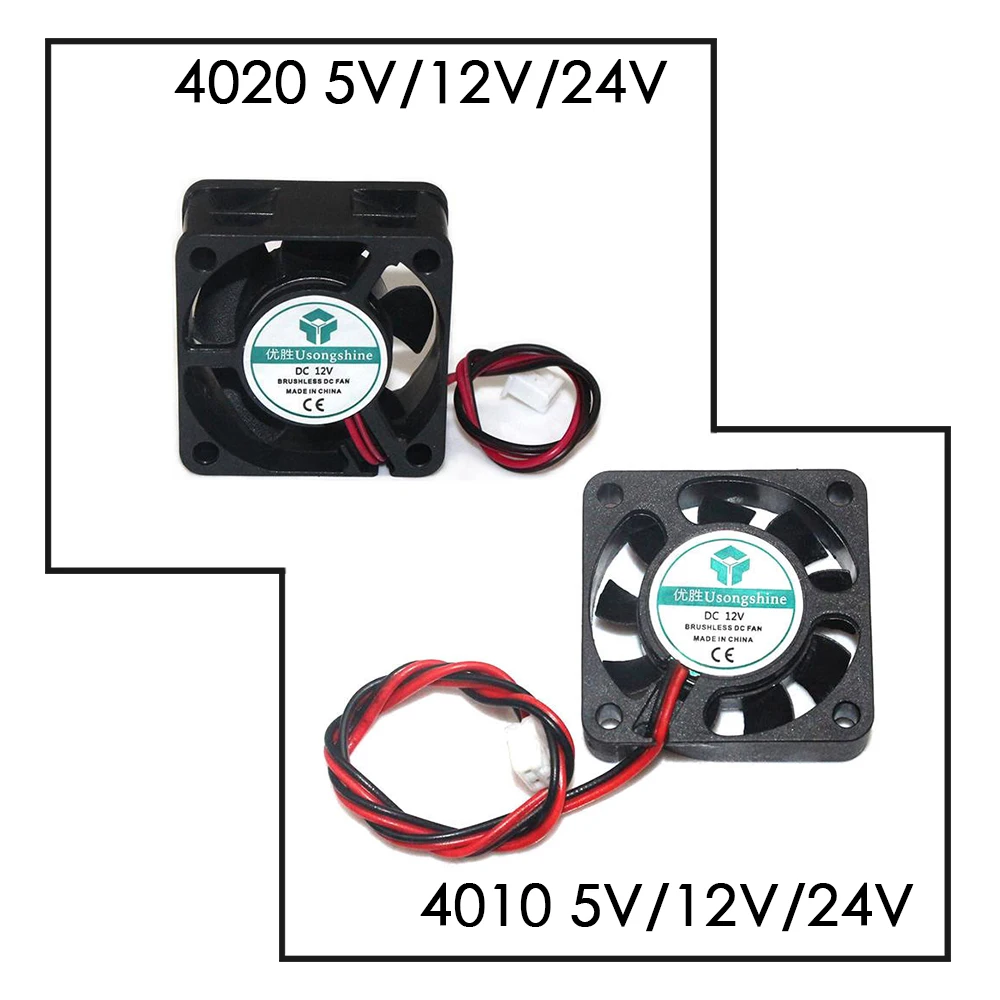 DC 5V/12V/24V компьютер Процессор охладитель воздуха мини вентилятор охлаждения 40 мм
