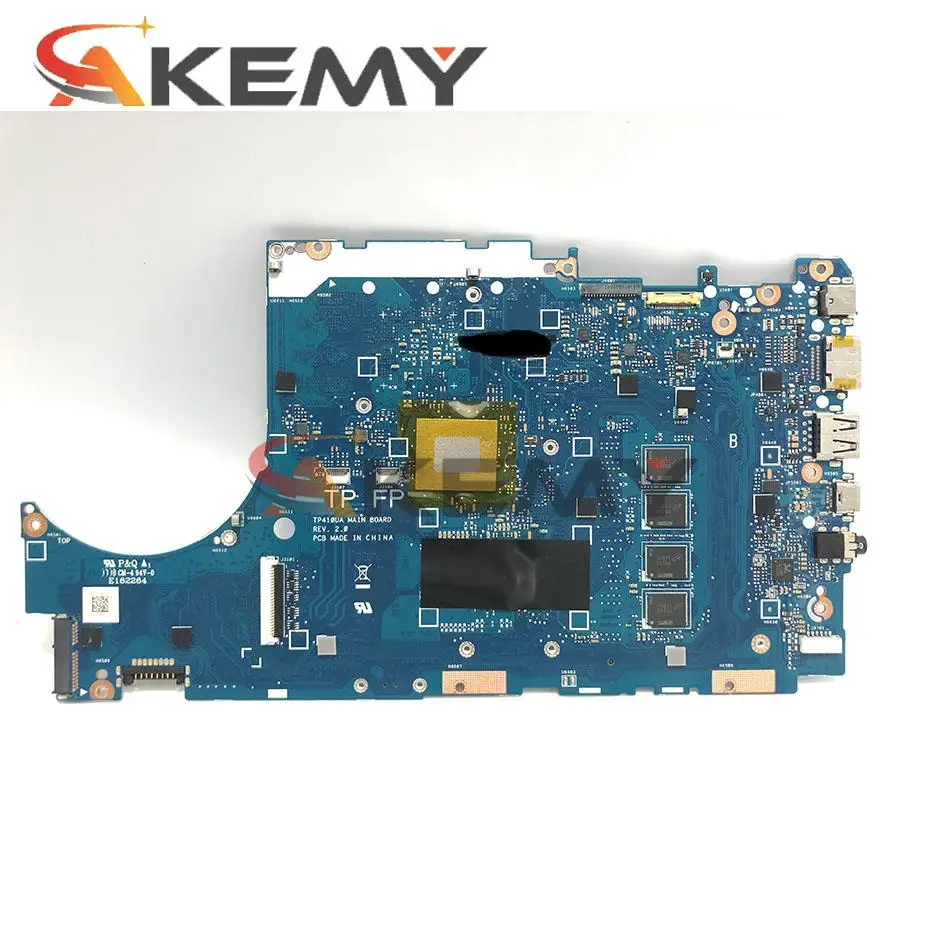 akemy tp410ur notebook mainboard with i3 7100u 8gb ram v2g for asus vivobook flip 14 tp410ur tp410u laotop mainboard motherboard free global shipping