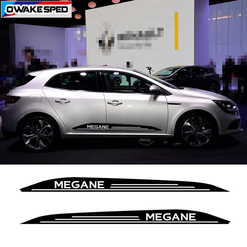 Двусторонняя Автомобильная спортивная полоса для Renault Megane GT RS 2015 2019