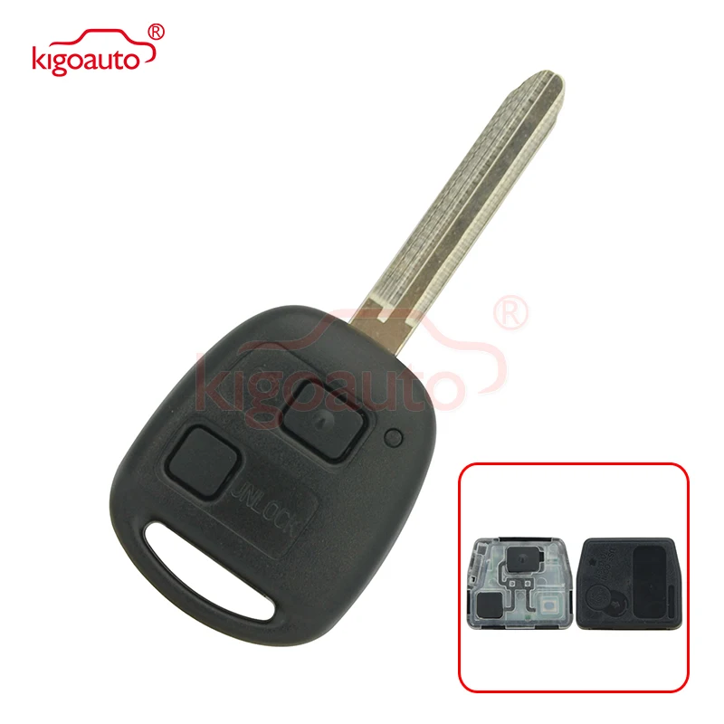 Denso (не Valeo) Kigoauto 50171 дистанционный ключ с 2 кнопками TOY43 лезвие для Toyota Land Cruiser FJ prado +