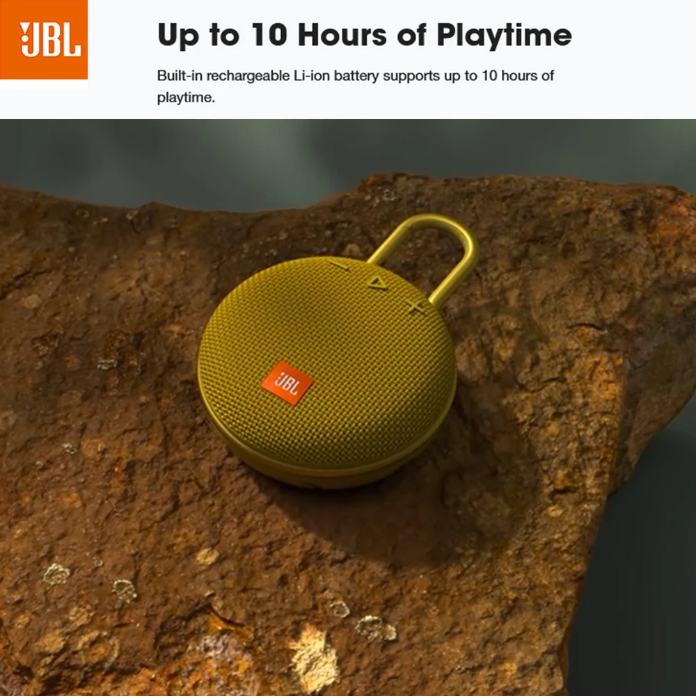 JBL CLIP 3 оригинальный беспроводной Bluetooth динамик IPX7 водонепроницаемый спортивный с