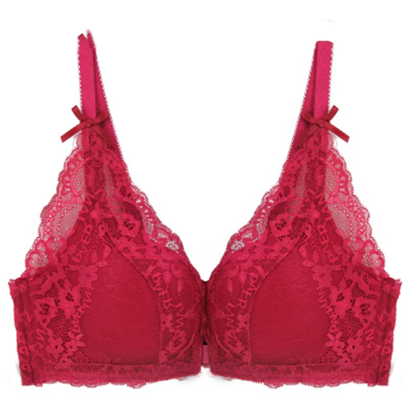 

Elovegirl Fashion Women underwear Set Lace Sexy Push-up Bra And Panty Sets Hollow Brassiere Adjustable Straps Gathered Lingerie