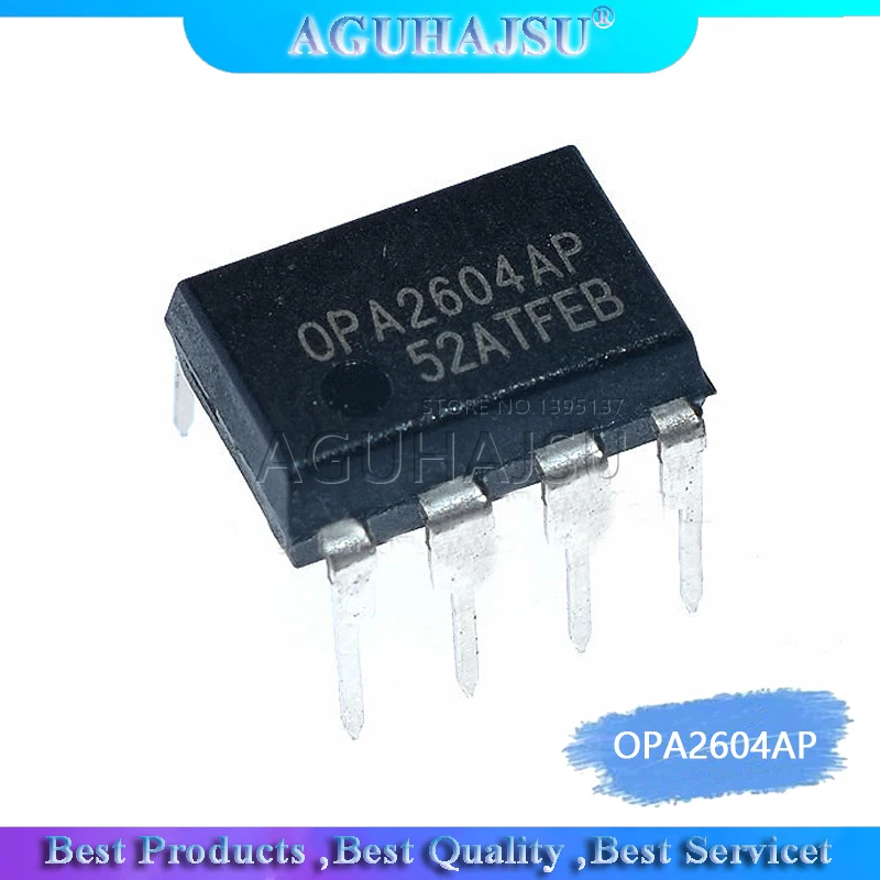 5PCS OPA2604AP DIP8 OPA2604A DIP OPA2604 8 2604AP Dual FET Input операционный усилитель с низким уровнем