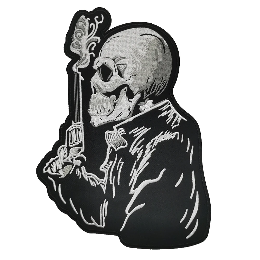 Байкерская нашивка для поддержки куртки Байкерский значок в стиле панк с