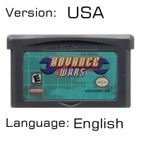 32 бит видеоигры картридж Консоли Карты для nintendo GBA Advance Wars - Цвет: Advance Wars EUR