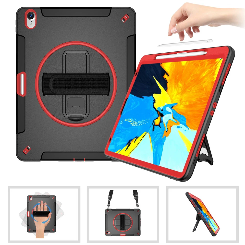 Чехол накладка для планшета iPad Pro 12 9 дюйма 3 го поколения 2018 с держателем