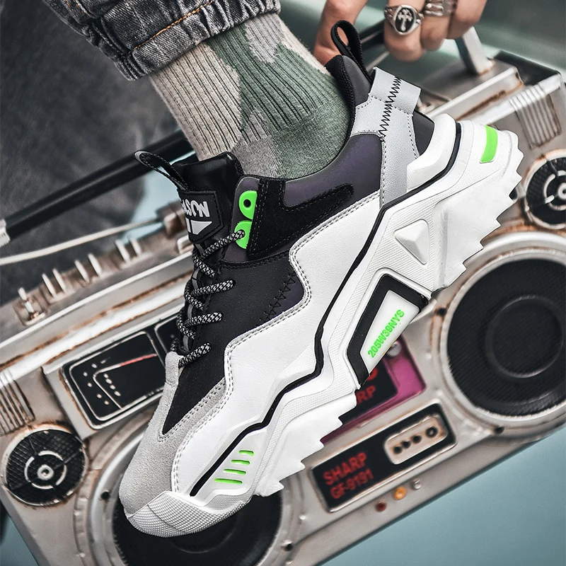 

2021 spring new products fashion men's shoes warm casual shoes lace-up light shoes outdoor non-slip shock absorption shoes 39-45