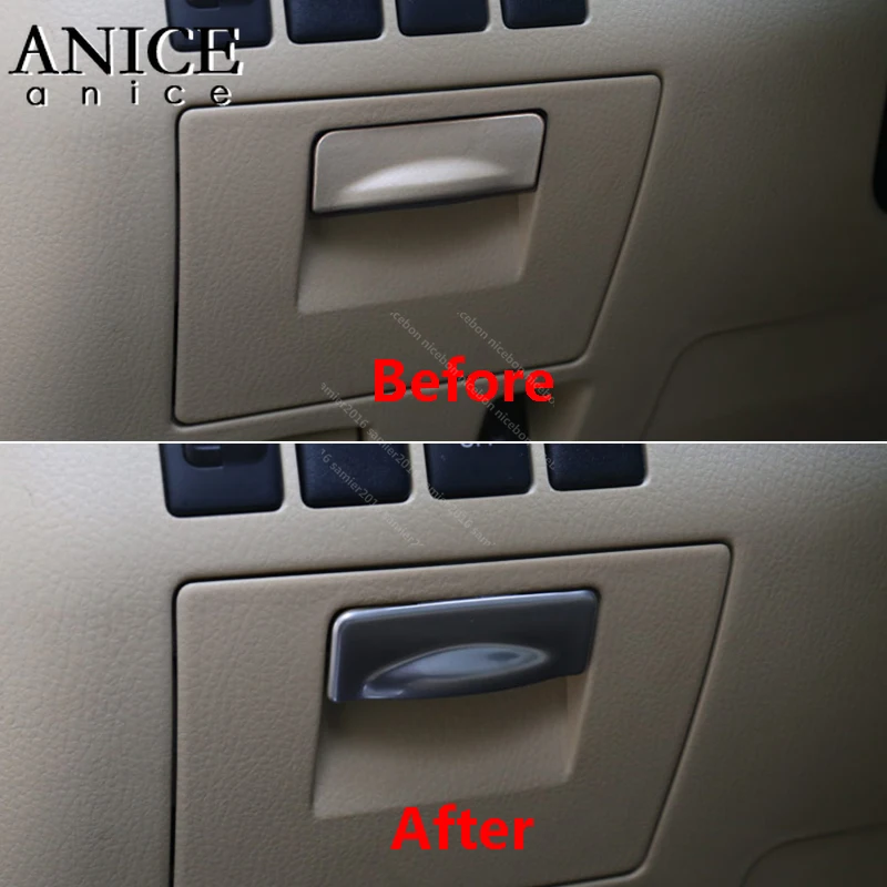 chrome left Storage Box decoration cover trim for toyota Highlander Kluger 2014-2019 | Автомобили и мотоциклы