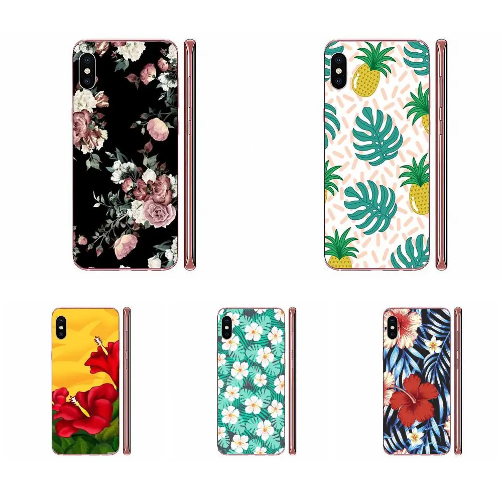 Летние листья цветок гибискуса для Xiaomi CC9E Mi3 Mi4 Mi4i Mi5 Mi 5S 6 6X 8 9 SE Play Plus Pro Lite A1 Mix 2 Note