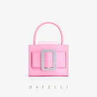 bafelli 2021 new fashion handbag small square bag mini messenger bag diamond square buckle bag casual female mini purse