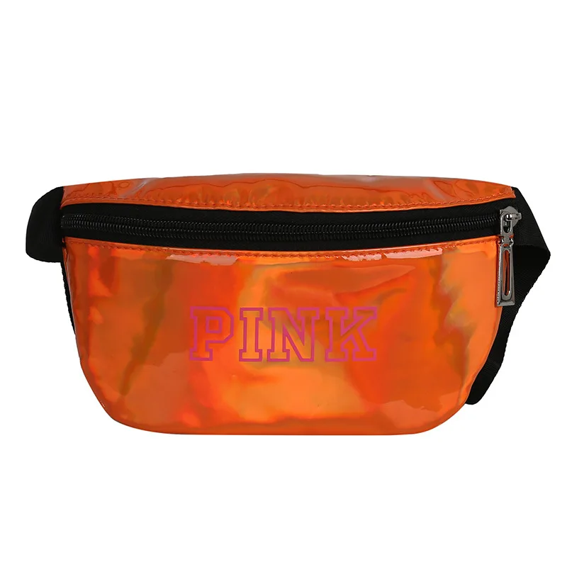 Новая голографическая розовая поясная сумка лазерный пояс светоотражающая ПУ