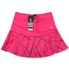 Женская спортивная теннисная Короткая юбка для бадминтона для девушек с защитными шортами для занятий теннисом в полоску с встроенным карманом