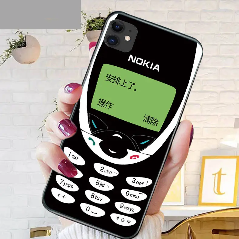 

iPhone 11 Xsmax Phone Case Silicone Iphonexr Nokia iPhone Retro B