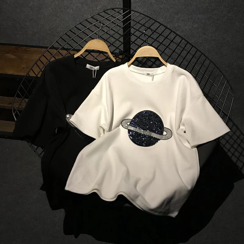 Летняя футболка женская с коротким рукавом Повседневная рубашка русская