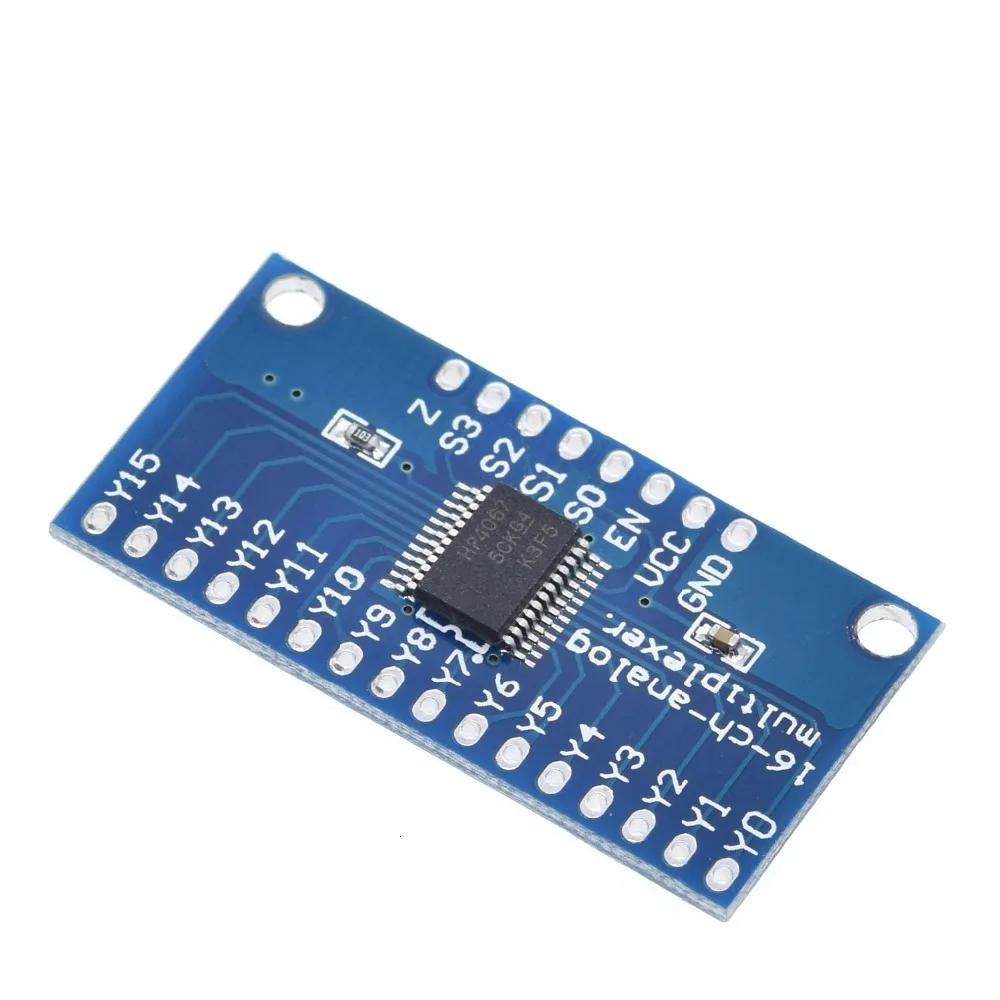 Завеса CD74HC4067 16-канальный с аналоговым и цифровым дисплеем мультиплексор коммутационная плата модуль для Arduino