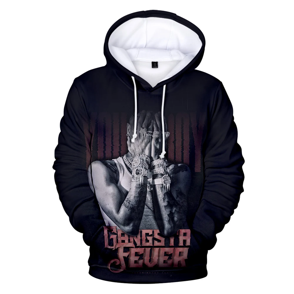 Фото 3D Толстовка Rapper YoungBoy никогда больше не сломалась, пуловеры, мужские/женские популярные повседневные осенние/Зимние Новые Теплые парни/дево... №5
