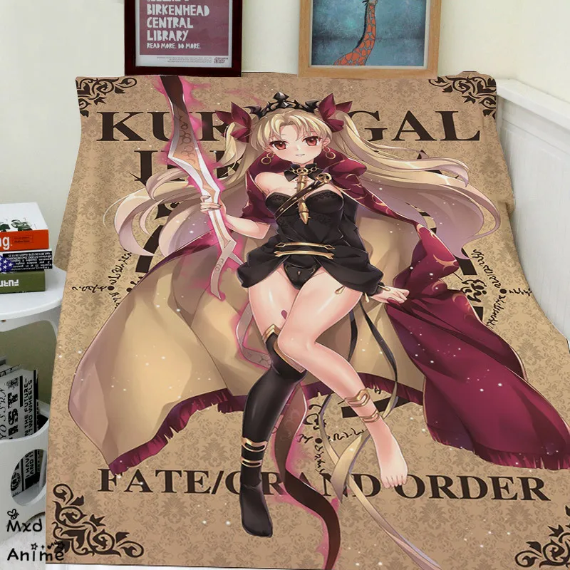 

Anime Fate Grand Order Servant Super Soft Velvet Plush Throw Blanket Modern Line Art Blanket for Couch Throw Travel dropshipping
