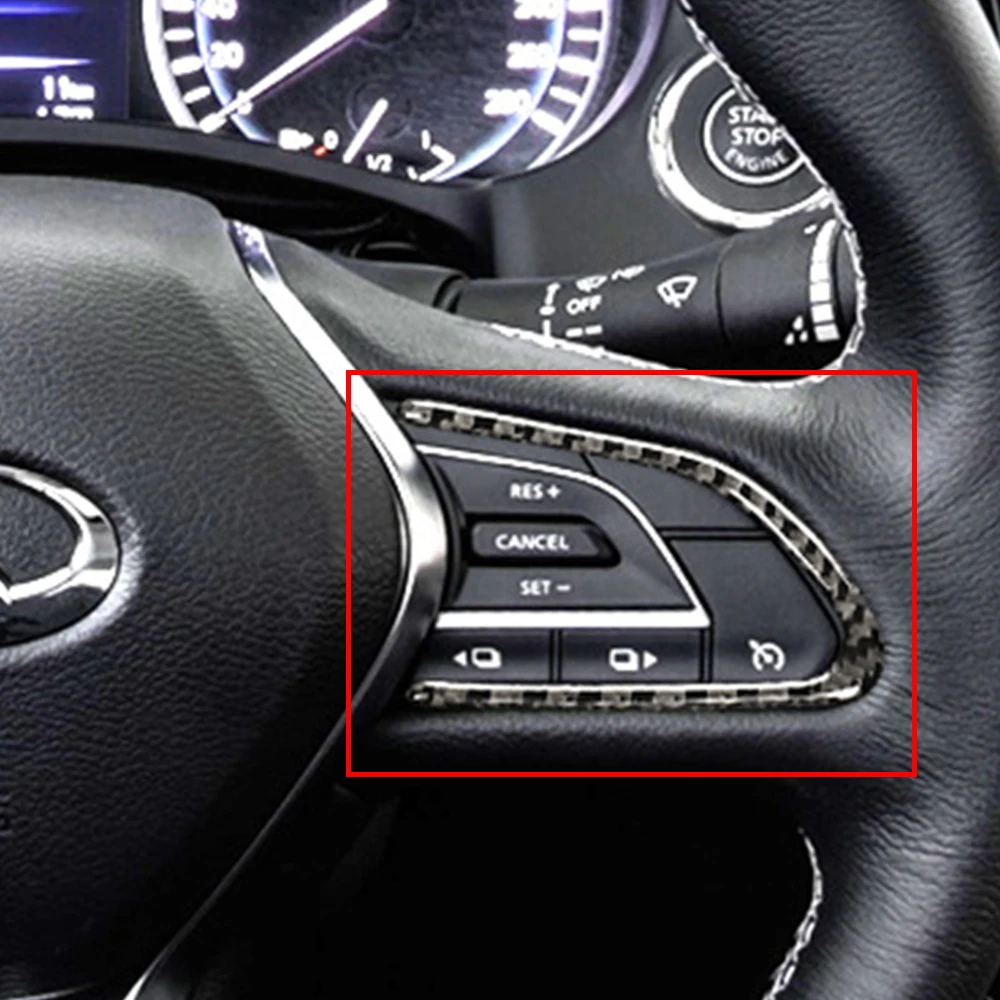 Комплект для украшения рулевого колеса Infiniti Q50 Q60 2013 2014 2015 2016 2017 2018 2019 аксессуары