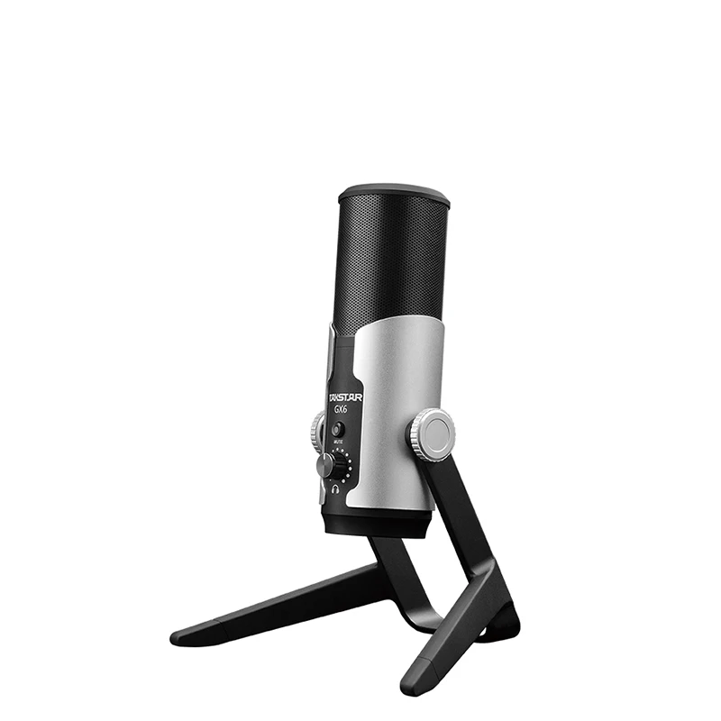 Цифровой конденсаторный микрофон Takstar GX6 USB Кардиоидная студия запись голоса с
