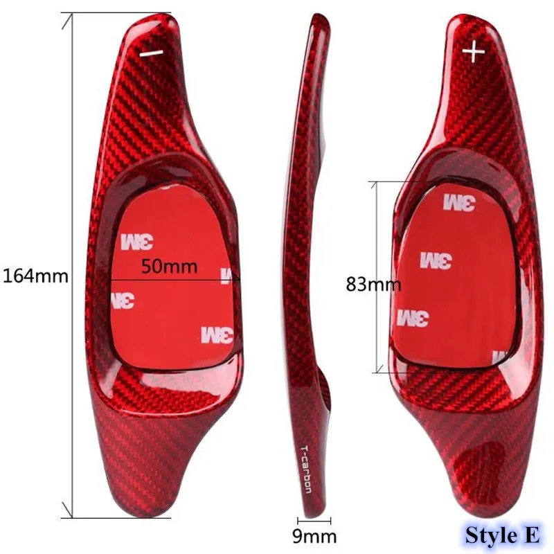 Автомобильный Стайлинг углеродное волокно рулевое колесо сдвиг весло