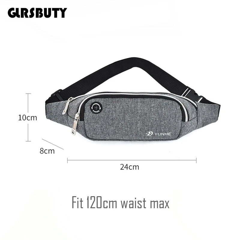 Забавная поясная сумка GLRSBUTY 2019 Женская с отверстием для наушников Мужская