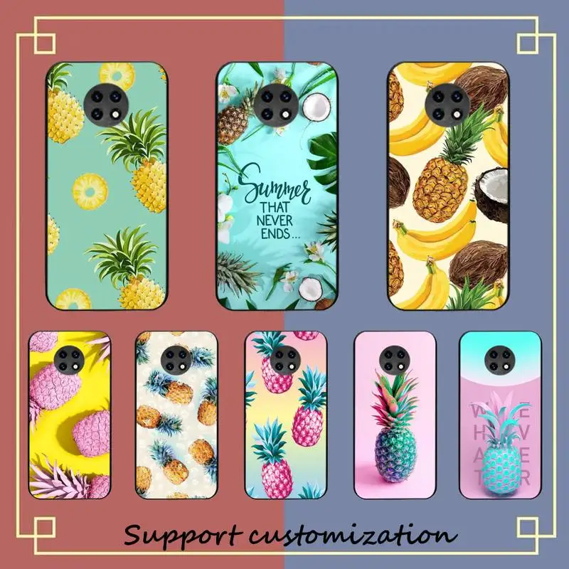 

Pineapple Phone Case For Xiaomi Redmi Note 8A 7 5 Note 8pro 8T 9Pro TPU Coque for note 6pro Funda Capa