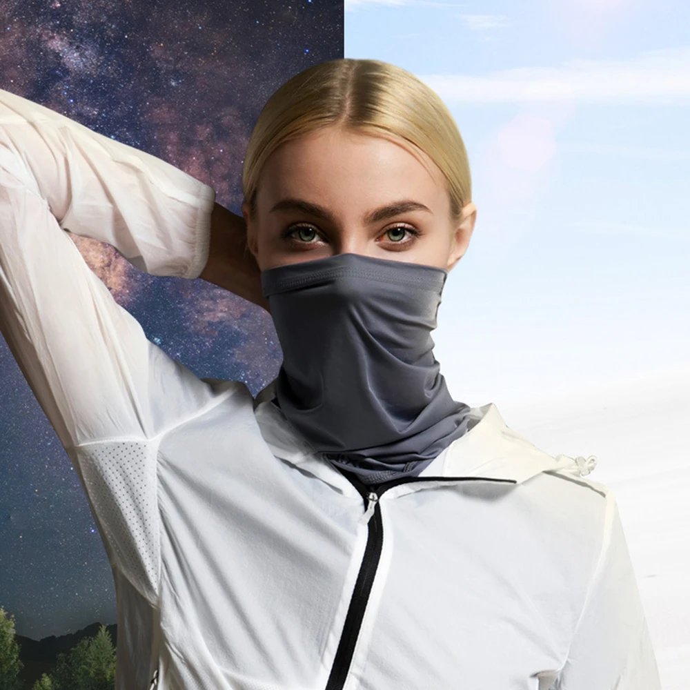 1 шт. открытый езда мужчины и женщины пройти ледяной шелк волшебный платок Лето